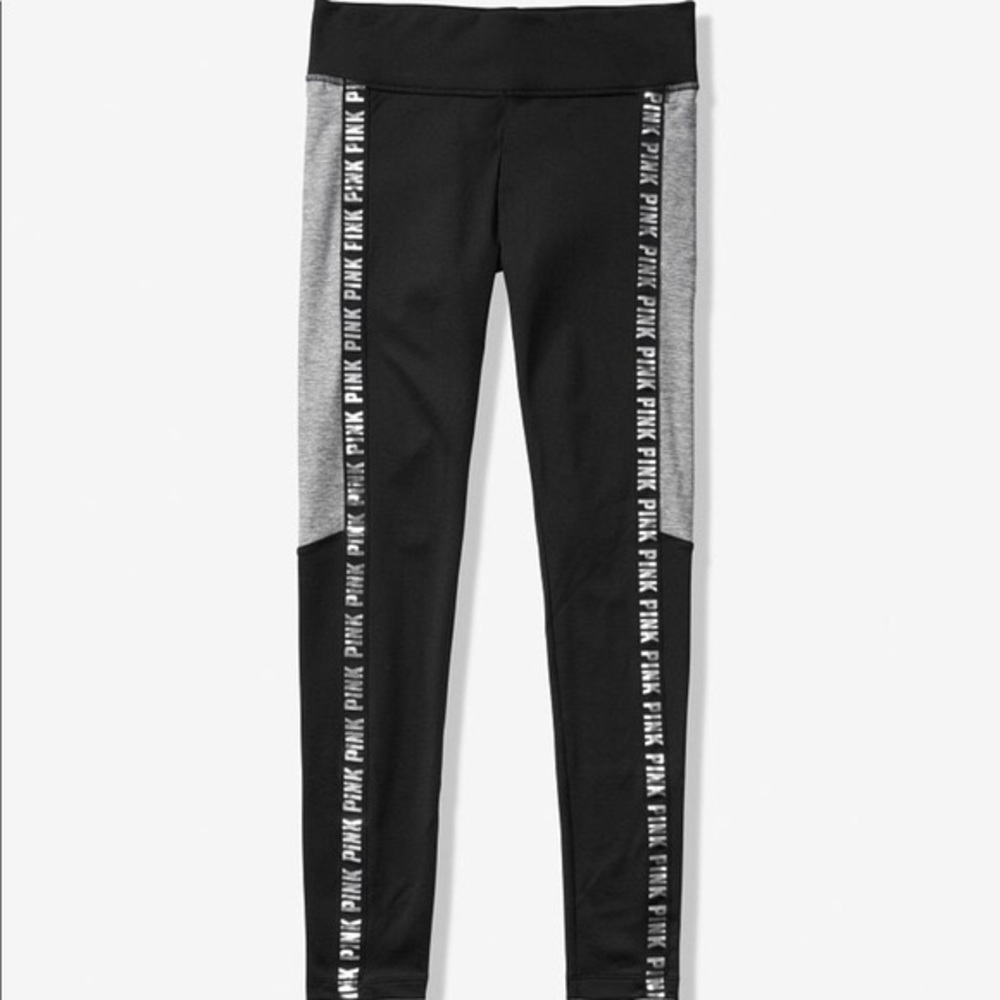 Victoria’s Secret pink coat fleece lined leggings